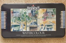 Rexel Derwent Colored Pencils Watercolor Set of 36 Watercolour metal tin