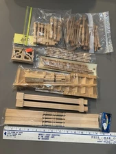 Big Lot Miniatures Building Supplies Stairs Posts Spindles Post Brace Newel Post