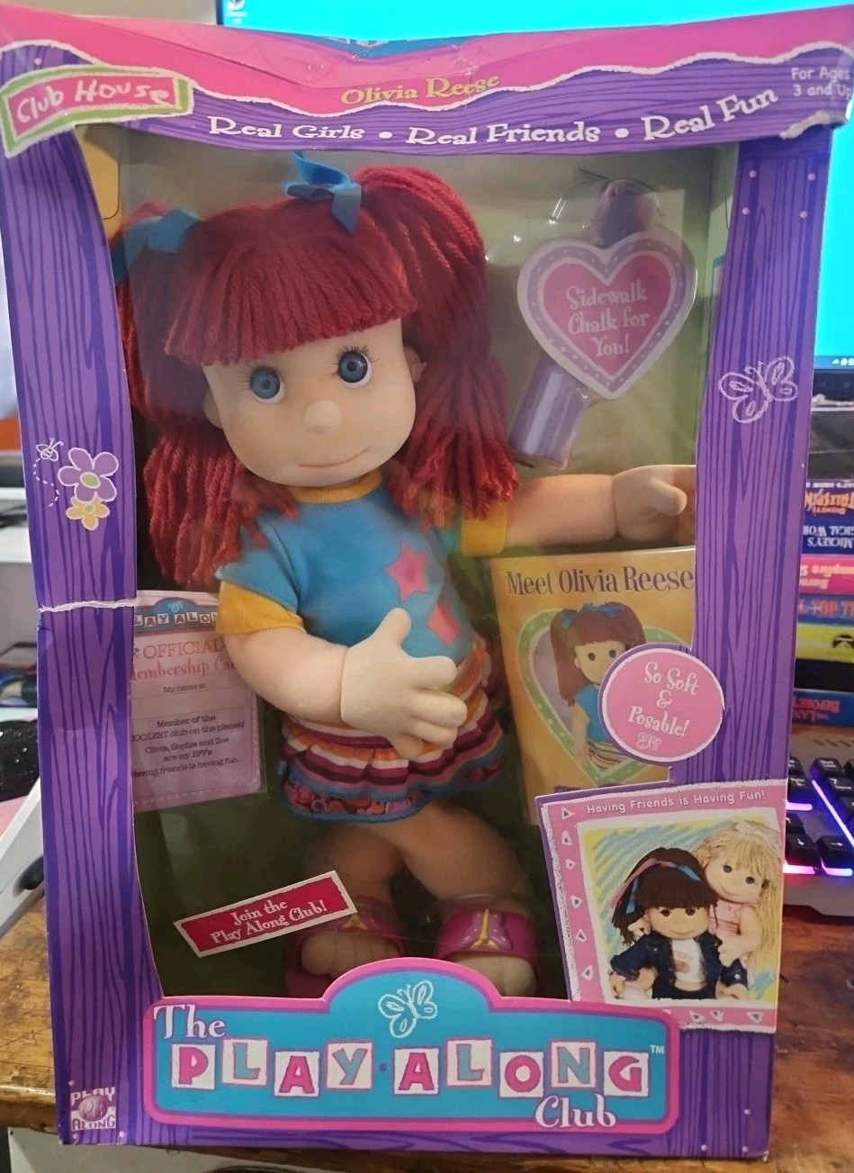 Play Along Club Olivia Reese Doll Nice! New In Damaged Box