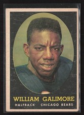 1958 Topps #114 Willie Galimore - VG/EX Set Break! RC