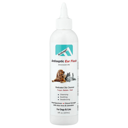Antiseptic Ear Flush, For Dogs & Cats, 8 fl oz (237 ml)