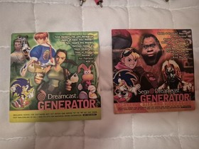 SEGA Dreamcast Console Bundle + Controller + Cables + UFC Game Tested | Canadian