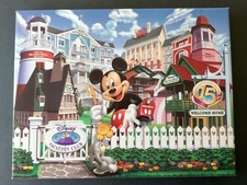 DISNEY VACATION CLUB 15TH ANNIVERSARY COMMERATIVE GICLEE CANVAS LITHRO PRINT,COA