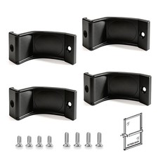 Shower Door Towel Bar Bracket Parts with Screws for Framed Bypass Doors