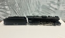 Rivarossi Spur H0 US- Dampflok # 734 inkl. Tender 2-8-4 schwarz