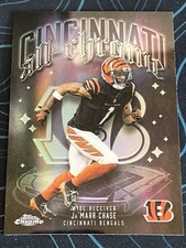 2025 Topps Chrome Football JaMarr Chase Bengals All Chrome 🔥 NEW RELEASE