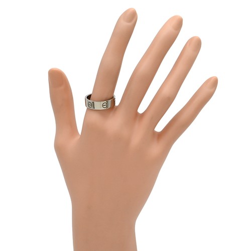 Cartier Love Ring 750WG US#8-1/4~8-3/4 P0057392 - Picture 7 of 7