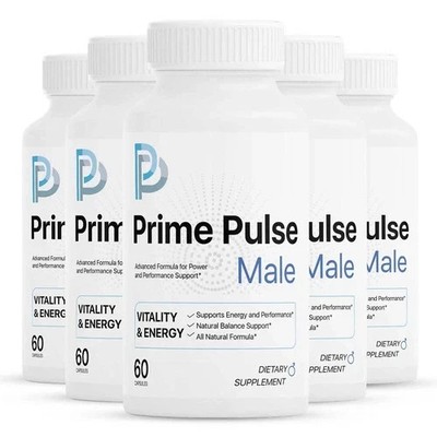 Prime Pulse Male Enhancement Supplement for ED, Prime Pulse Male Pills (5 Pack)