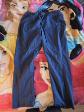 Dickies Scrub Pants Wide Bottom Size Large Navy