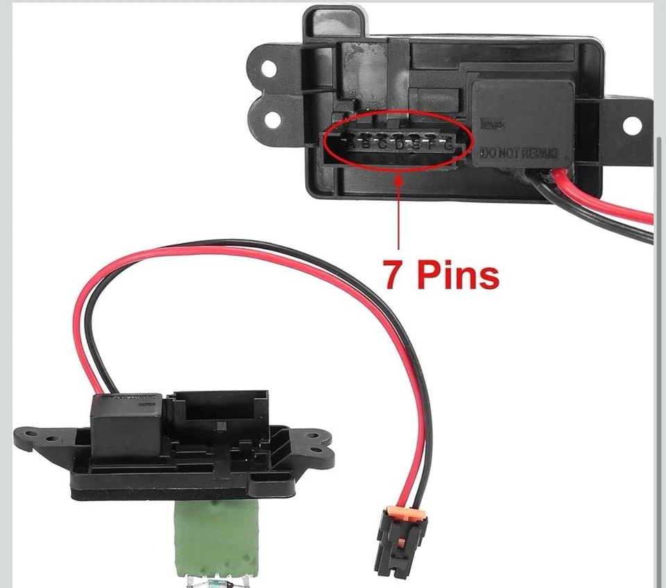 Chevrolet Heater Blower Motor Resistor Trailblazer 2002-2009 S9 Open box - Image 3 of 3