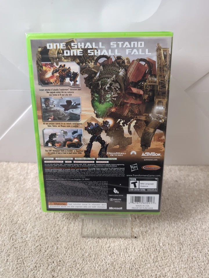 Transformers: Revenge of the Fallen Xbox 360 - 2009 Brand New Factory SEALED - Image 3 of 3