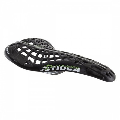 Tioga D-Spyder BMX Seat - Black 126mm Width Chromoly Rails Web Design