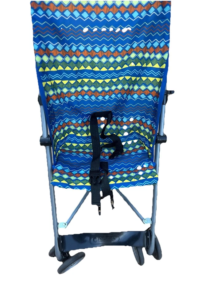 Cosco Infant Stroller Comfort Height Green Blue Toddler Jog Foldable Baby Walker - Image 2 of 4