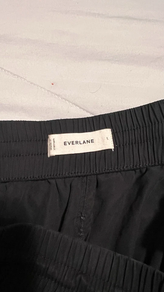 EVERLANE Women’s Black The Satin Pull-on Pant Sz L - Image 4 of 4