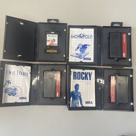 Vintage Games 13 Sega Master System Games | Rocky, Zillion 2, Out Run, Alex Kidd