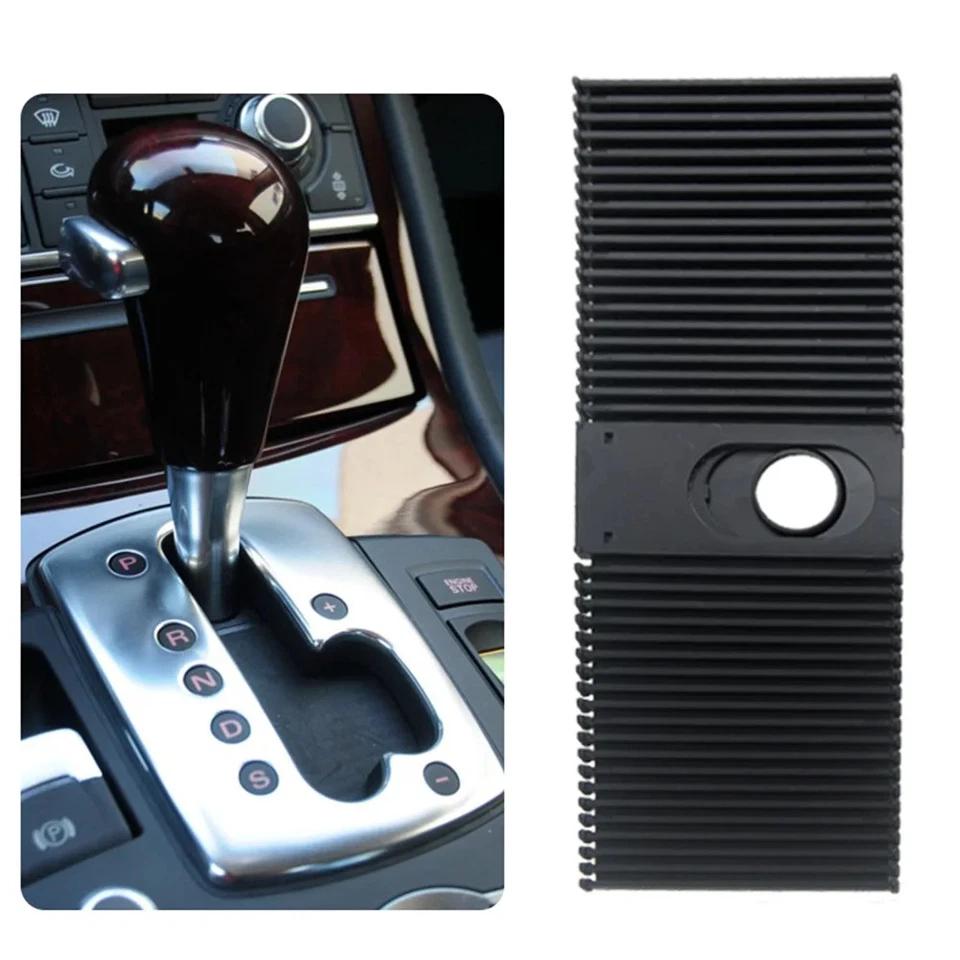 Cubierta de tira de palanca de cambios central de coche LHD RHD para Audi A4 A8 D3 S8 2004-2010 Foto 3 de 4