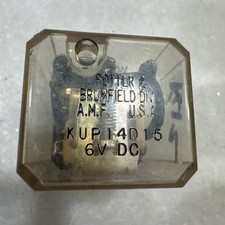Potter Brumfield KUP14D15 120VAC Coil Relay 10A 240VAC 1/4 HP Used 6V