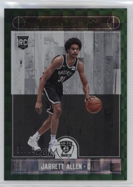 2017-18 Panini NBA Hoops Green 37/99 Jarrett Allen #272 5w5