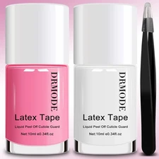 Liquid Latex for Nails, DRMODE Nail Latex Tape Peel Off Fast Drying Nail Poli...