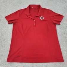 Adidas Puremotion Polo Mens Large Red PGA National Palm Beach Embroidery Shirt