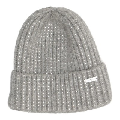 Steve Madden, Beanie-Mütze, Größe: ONE SIZE, Acryl/Elasthan/Polyamid, Grau #y3n