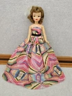 VTG Barbie Tammy Mego Clone Doll OOAK Rainbow Gown Light Layered Sleeveless READ
