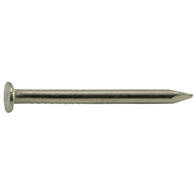 17 x 3/4'' 18-8 Stainless Steel Wire Flat Head Nails