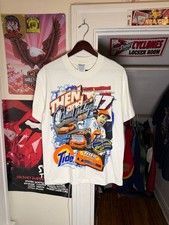 Vintage 2002 NASCAR Tide Racing Darrell Waltrip Y2K Graphic T-Shirt