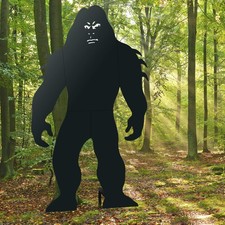 7.4Ft Tall Bigfoot Metal Outdoor Decor Big Foot Sasquatch Gifts for Men/Women...