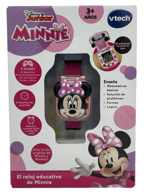 VTech Disney Junior Minnie Uhr Lernuhr Kinder Smartwatch SPANISCHE VERSION