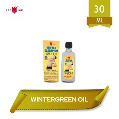 Cap Lang EAGLE Brand WINTERGREEN Oil 30ml/60ml Muscle & Joint Massage Oil
