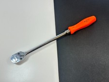  Snap-on Tools Usa Orange Hard Handle 12 Drive Long Handle Ratchet Shl80a