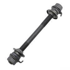 Bike Axle 140mm Bicycle Multiple Speed Front Hub Axle 3/8 Inch Black 26TPI Hu...