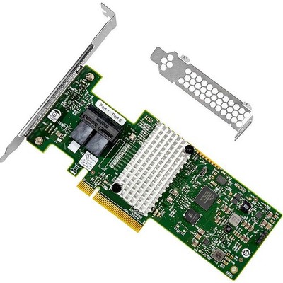 SAS HBA Card Compatible with LSI 9302-8i IT Mode PCIe SATA Expansion Card,...