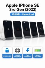 Apple iPhone SE 3rd Gen (2022) 128GB - Midnig...