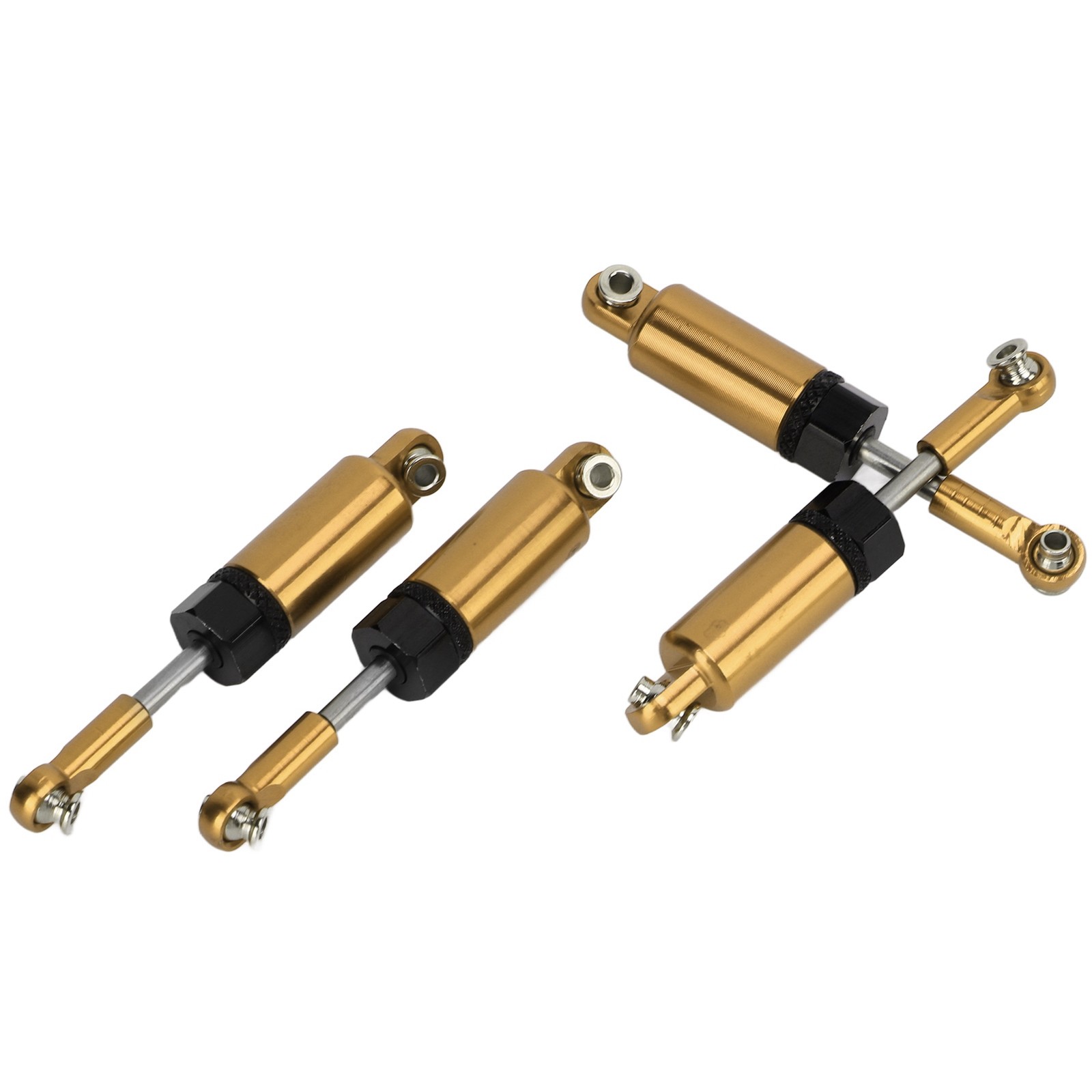 (2) 4Pcs RC Shocks Absorber 60mm Damper Internal Spring For MN 1/16 BA