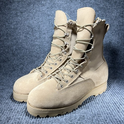 #ad Belleville Gore Tex Combat Boots Men’s Size 9.5 WIDE Tan Military NSN 09 D 0018 $70.30