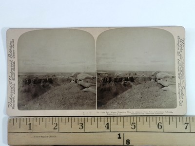 Du Tait's Pan Mines Wesselton Mine from Fort Southern Defenses Kimberley 1901