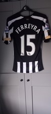 Ferreyra match worn/issued newcastle united home player shirt