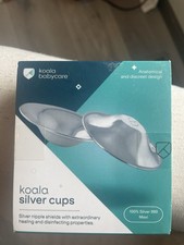 Silver Nursing Cups, Soothing Protection for Nursing Nipples of Newborns, Cal...