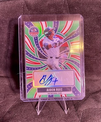 2026 PANINI Stars And Stripes AIDEN RUIZ #NTS-AR AUTO 18u