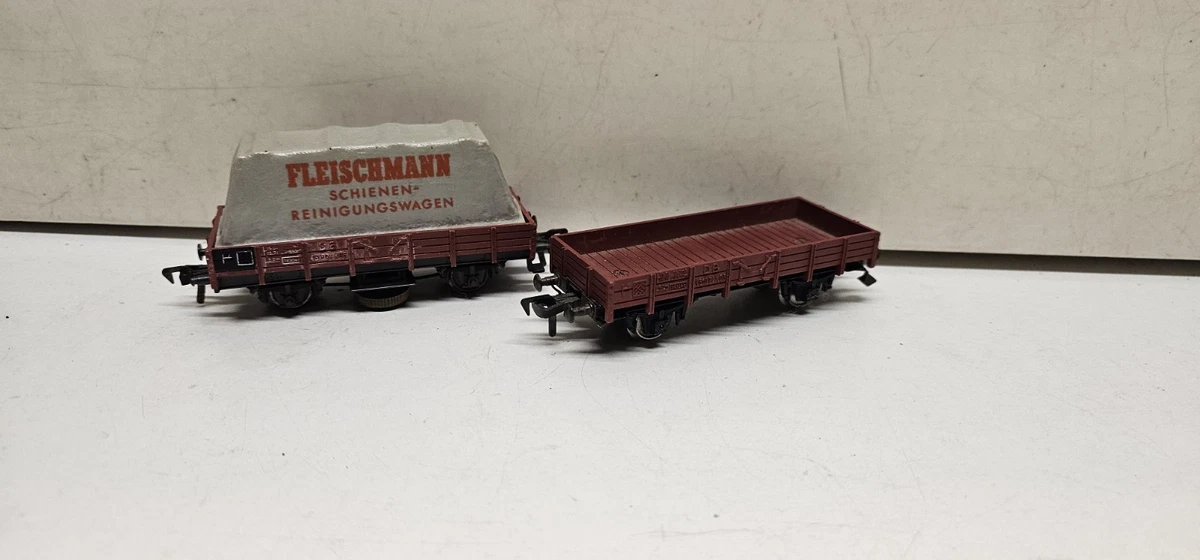 Fleischmann N - 880901 - Coffret De Wagon De Marchandises - Coffret De Wagon De Marchandises Coffret De Wagons De Marchandises En Cinq Parties Musee De La Marine Db