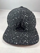 Gorra Air Jordan para hombre negra con estampado moteado bordada Jumpman gorra trasera a presión