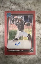 Luis Campusano 2021 Panini Donruss Optic Rated Rookie Signatures #RRS-LC Red /99