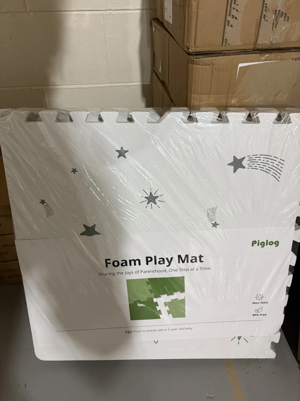 PIGLOG Baby Foam Play Mat 72x48 Interlocking Tiles Toddler Ind
Opens in a new window or tab