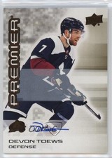 2024-25 Upper Deck Premier Bronze Auto Devon Toews #82 Auto ki6