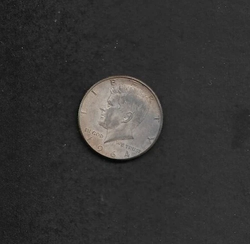 1964 Kennedy Eagle Half Dollar , Very Good Condition, Front Discolored, Nice!