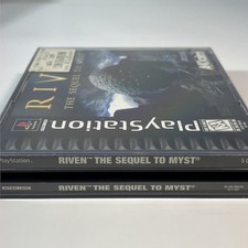 Riven: The Sequel to Myst (Sony PlayStation 1 1997)  Case & Discs - No Manual