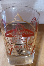 Hedy 1960s cleveland browns NFL rocks glass