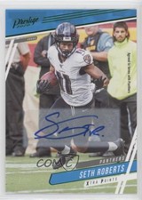 2020 Panini Prestige Xtra Points Green Signatures Seth Roberts #151 Auto 1h1